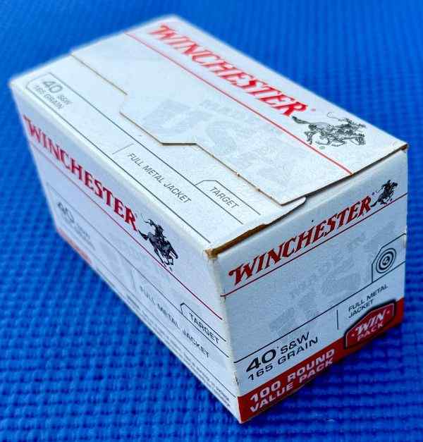 Winchester 40 S&amp;W 165 Grain Bullets, 500 Rounds