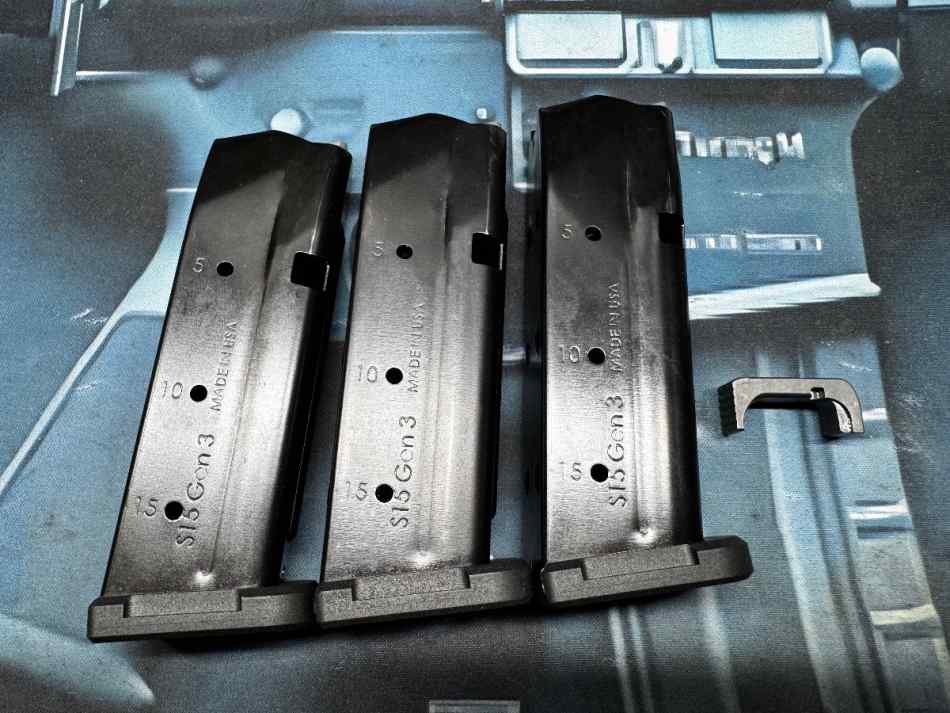 Shield Arms S15 3 Magazines Mag Catch Glock 43X 48