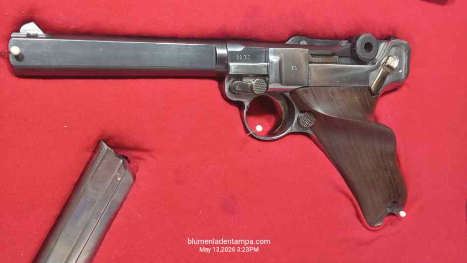Mauser Luger P08 1940 Custom Target Match Shooter 