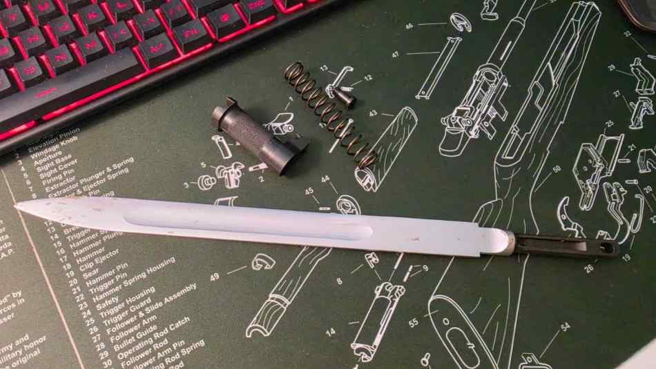 Yugo SKS blade bayonet w/ hardware