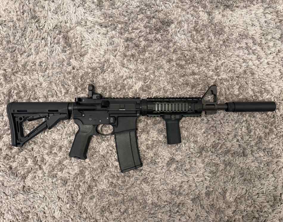 Ruger AR556 AR15 with 16” CHF barrel + upgrades