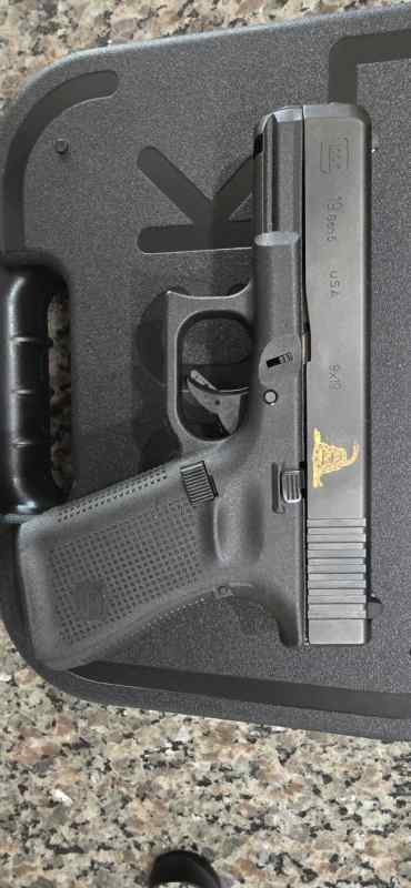 New Glock G19 Gen 5 9mm Don't Tread On Me 